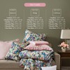 Madison Park Cal King Comforter Set Cotton, Microfiber Reverse, Floral