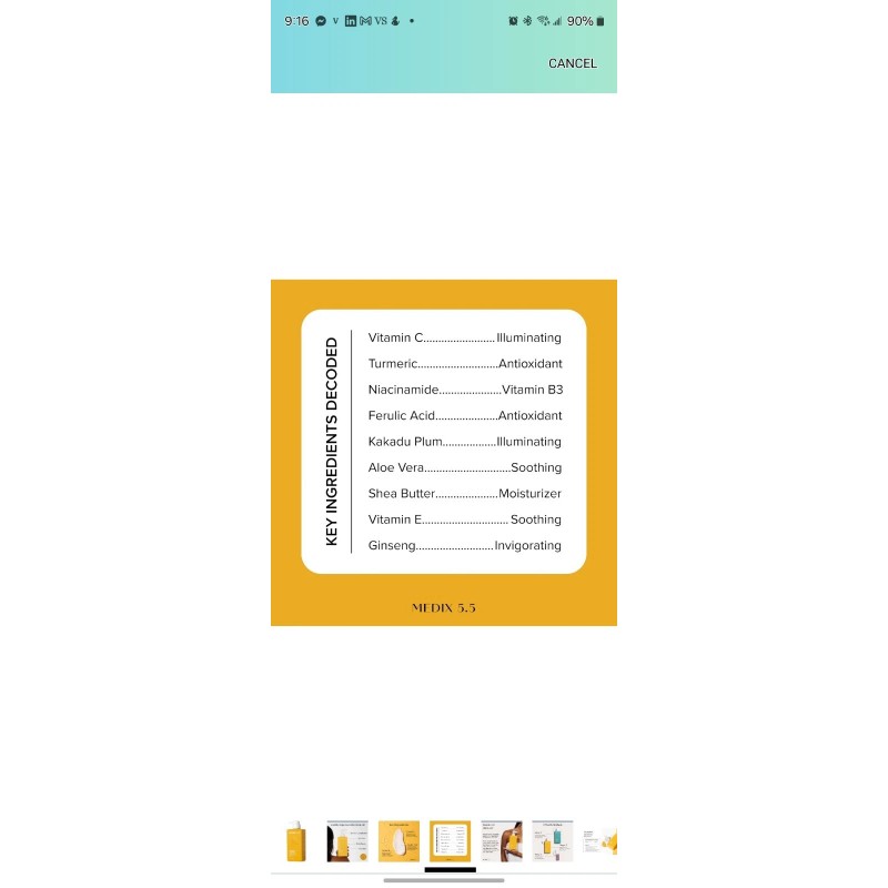 Medix 5.5 Vitamin C And Tumeric Body Cream