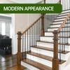 36"-50Pack Aluminum Deck Balusters Hollow Round Deck Railing Spindles Matte