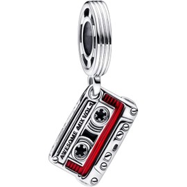 Beads R Us ® The Tape AWESOME MIX VOL. 1 and VOL. 2" crafted in Sterling Silver and Enamel - Compatible with all European style Charm Bracelets, Necklaces and Anklets.