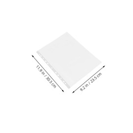 COHEALI 100PCS Heavy Duty Clear Sheet Protectors for Binders Page Sleeves Fit for Photos Recipes Certificates for School Office Use