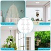 FOWSRHRG Adhesive Ceiling Hooks for Hanging Plants, 6 Pack Large