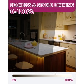 EMITEVER 100W Magnetic Dimmable LED Drvier, 24V Transformer Magnetic Power Supply 120VAC to 24VDC, Compatible with Lutron and Leviton Dimmer, for LED Strip Light,Kitchen,Cabinet,ETL Listed