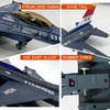OTONOPI Fighter Jet Toy F-16 Toy Jets for Kids Military