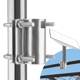 Migkin for Gen2 Starlink RV Mount,Heavy Duty Stainless Steel Mouting Kits for Starlink, Starlink RV Ladder Mount, Antenna Mount with Installation Range 1/2"-2” Pipe Adapter for Starlink Dish