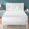 Utopia Bedding Jersey Fitted Sheet, White, 180 x 200 cm