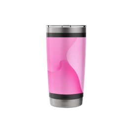 Abstract Cute Pink Design with Minimalist Aesthetic Stainless Steel Insulated Tumbler