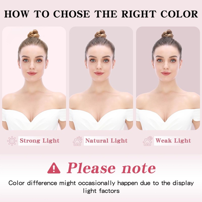 TESS Real Human Hair Bun Elastic Easy Scrunchies Hairpiece Updo