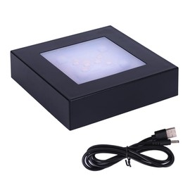 PHOSOK - Base de luz LED multimodal, multicolor, color negro