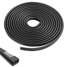 Yrlehoo 5 Meters Car Door Edge Protector Guards Car Seal Strip Edge Trim Rubber Seal Protector Door Edge Anti Collision Strip Dustproof Strip universal fit, black