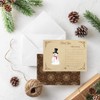 Vintage Christmas Thank You Note Cards With White Envelopes -
