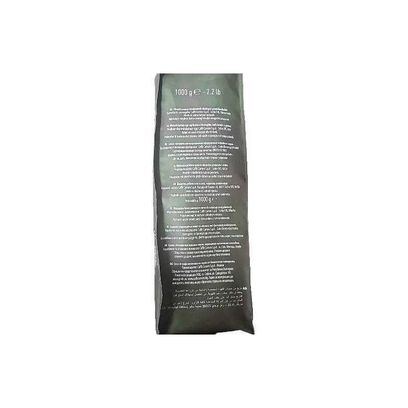 Carraro 1927 BIO Coffee Beans Whole Bean Roasted Organic Coffe