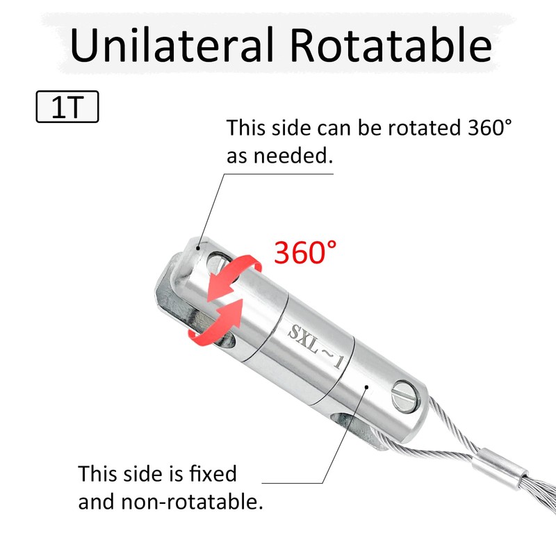 ATREFUU 1T Cable Pulling Swivel, Swivel Wire Bearing Breakaway Tool
