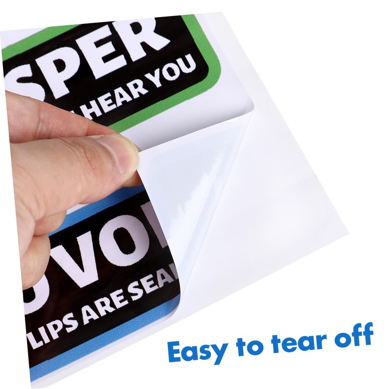 jojofuny Voice Level Sticker Wall Decor for Classroom Rules Vibrant