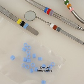 Silicone Color Bands for Instruments Identification Sold in Packs of 20 Bands Each Select Color Options | Medixplus (Light BLue)