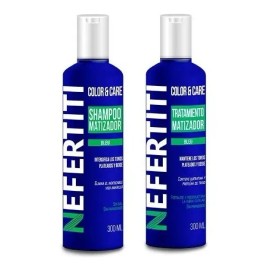 Shampoo Matizador Y Tratamiento Para Platinar Canas Y Mechas