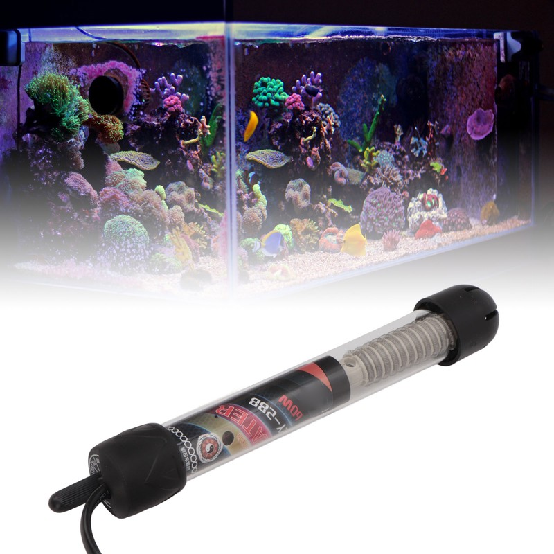 Aquarium Heater Adjustable IPX8 Waterproof Submersible Thermostat Heater with Suction