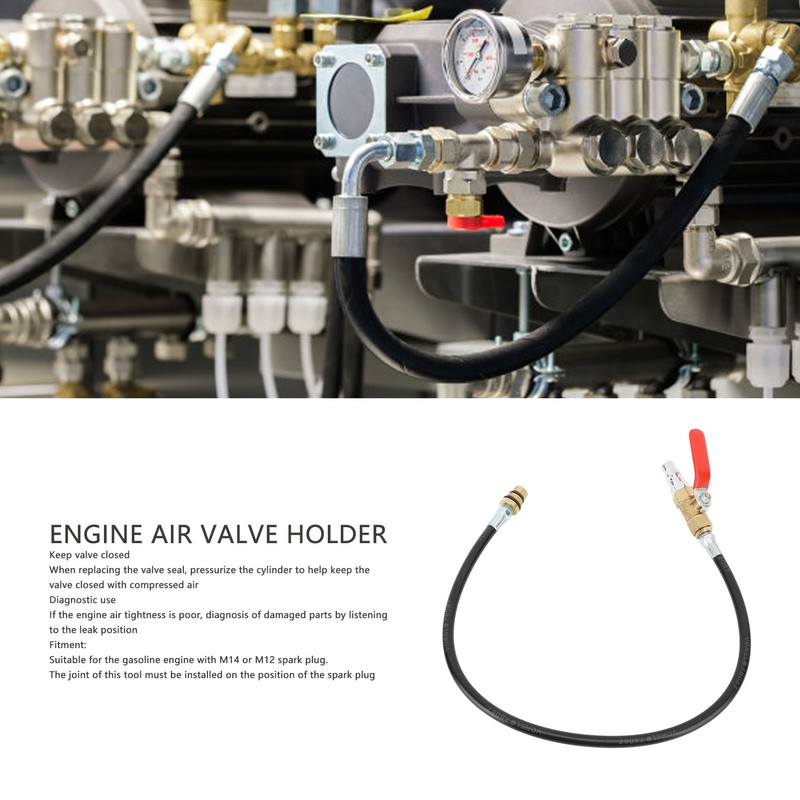 Engine Air Valve Holder Cylinder Leakage Testing Assistant Tool with
