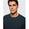 CRZ YOGA Fleece Crewneck Sweatshirt for Men Long Sleeve Breathable