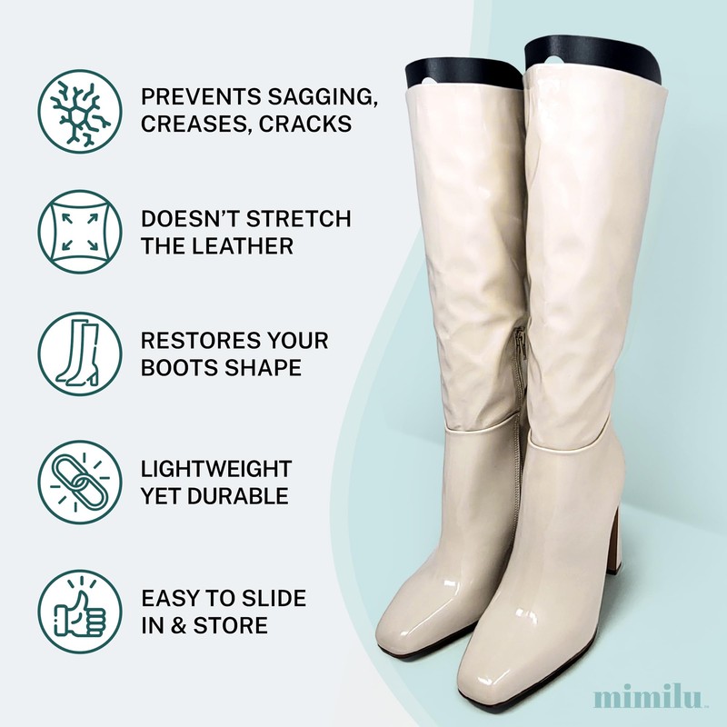 MIMILU 10 Pieces (5 Pairs) Boot Shaper Form Inserts. Stand
