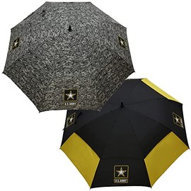 MacGregor US Army Golf Umbrella, 2 Pack, Camo and Black/Yellow