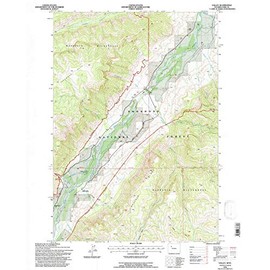 YellowMaps Valley WY topo map, 1:24000 Scale, 7.5 X 7.5 Minute, Historical, 1991, Updated 1997, 26.9 x 21.6 in - Paper