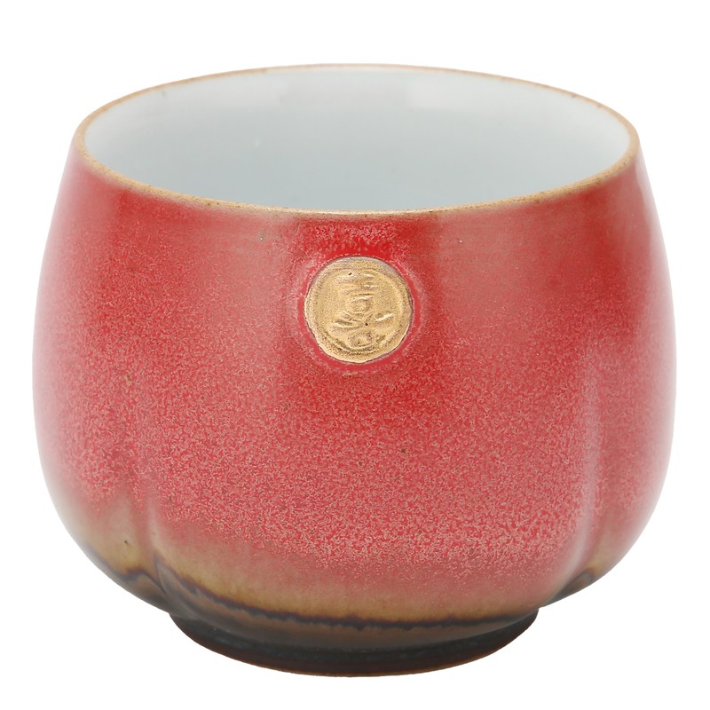 2Pcs Ceramic Cup Vintage Chinese Style Tea Cup Kung Fu