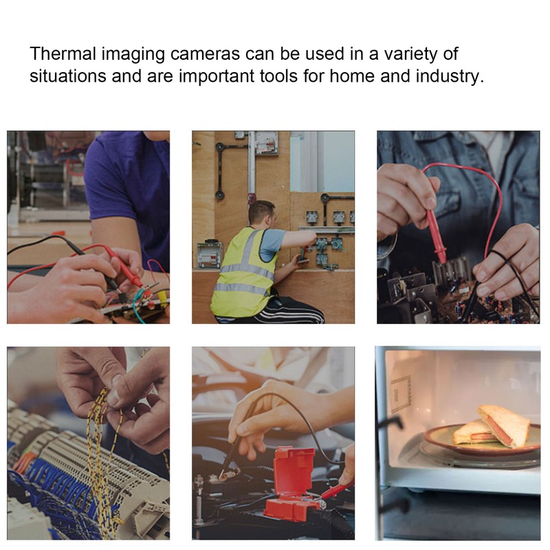 Thermal Imager DIY Rechargeable Infrared Imaging Camera MLX90640 for Electronic