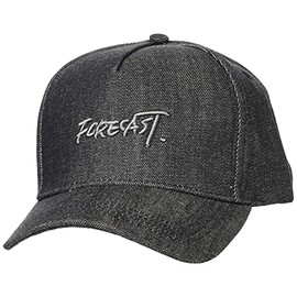 Forecast Casual Cap, Denim Cap, Head Circumference 23.2 - 24.4 inches (59 - 62 cm), Black