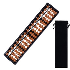 Soroban Abacus 17 Digit 4 Beads, Standard, Soroban, Elementary School Students, Kids, Math Learning, Mind Math, Storage Bag Included