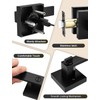 Tinewa 1 Pack Matte Black Door Handle Interior Privacy Door