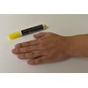 Opticz UV Blacklight Reactive Large Tip Invisible Ink Marker, Yellow