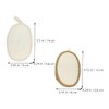 BIUDECO Bathing Loofah Sponges Set of 4 Body Scrubbers Exfoliating