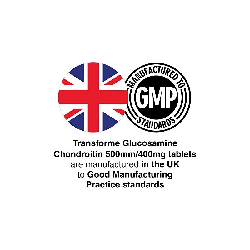 Transforme Glucosamine and Chondroitin 500mg/400mg High Strength Complex, 365 Tablets