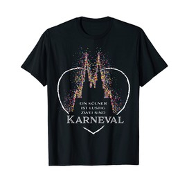 Cologne Cathedral Cologne Carnival Confetti Gift Idea T-Shirt