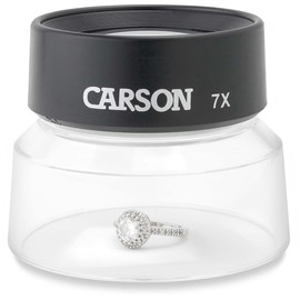 Carson LumiLoupe 7x Pre-Focused Stand Magnifier Loupe (LL-77)