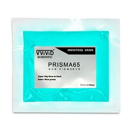 VViViD Glow in The Dark Fine Pigment Powder 30g/1oz Packet (Aqua)