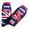 Union Jack 2 Pairs Men's Socks - London Bus &
