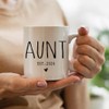 Novelty Aunt 2026 Mug Gift for New Aunt 11oz, Pregnancy