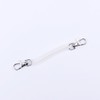 4 Pcs Stretchy Spiral Keyring, Retractable Plastic Keychain Spring Key