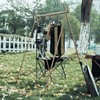 Camping Hanging Rack Portable Foldable Tripod Shelf for Light Tools