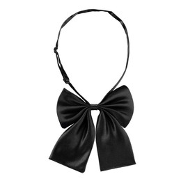 Allegra K Pre-Tied Bowknot Bow Tie for Women Adjustable Bowtie Solid Color One Size Black