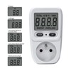 Smart Power Socket Electricity Usage Monitor Digital Display Watt Consumption