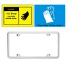 License Plate Frames, Indeed BUY 2 Pcs 4 Holes Slim