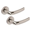 Excel DH3615 Elan Passage Door Handles on Round Rose, Duel