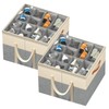 Aokeyee Shoe Storage Organizer for Closet, Large Shoe Box Storage