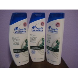 head & shoulders Lot of 3 - Head and Shoulders Itchy Scalp Care Shampoo 13.5 fl oz Anti Dandruff