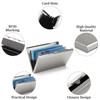 LOUEBICA Stainless Steel Credit Card Wallet RFID Blocking Metal Case