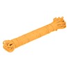 sourcing map Polypropylene Rope Braid Cord 50M/164ft 2mm Dia Yellow
