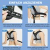 ETRSAIRL Haltungskorrektur Rücken, Rückenstützgürtel, Gerader Rücken Geradehalter, Rückenstütze, Schultergurt Haltungskorrektur